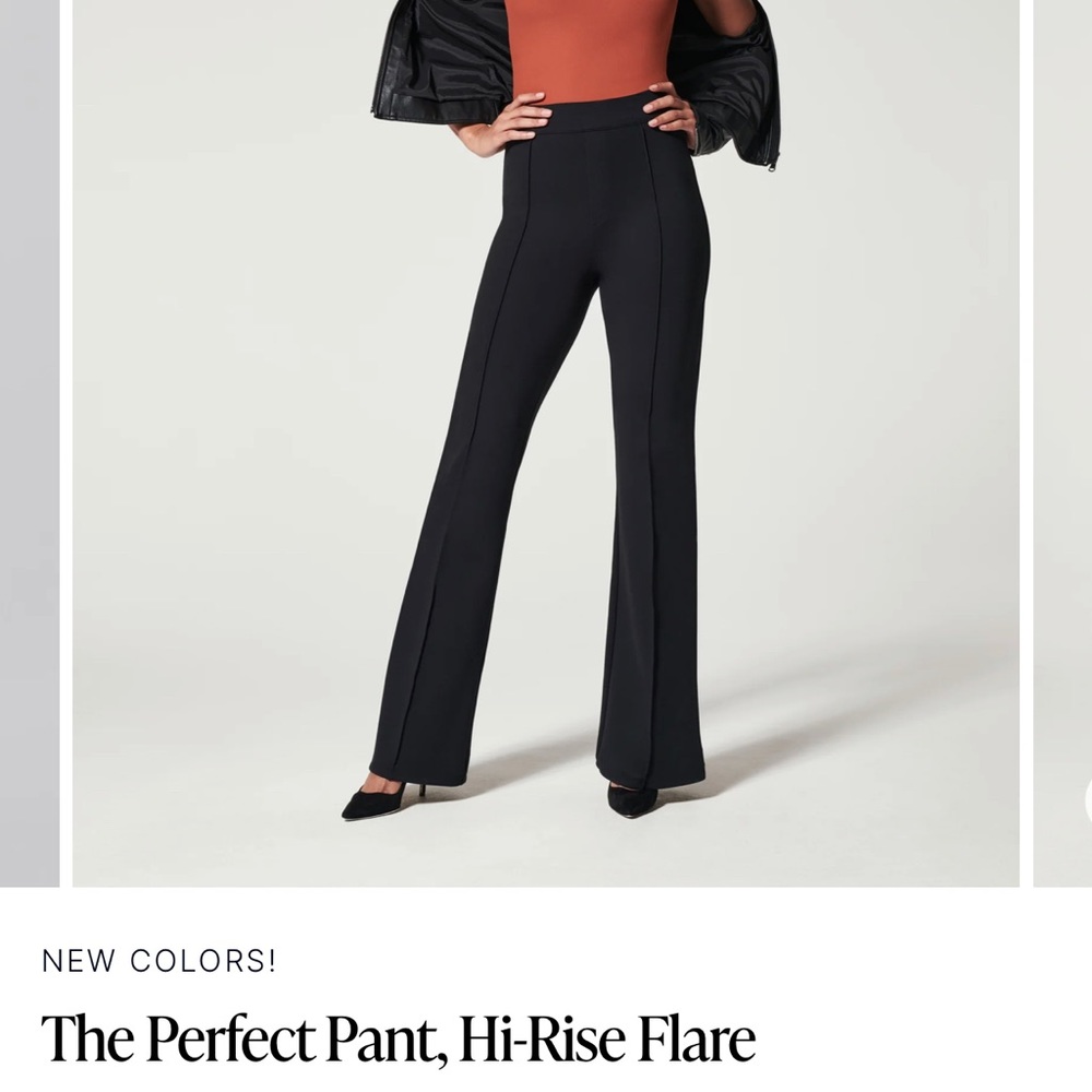 SPANX high rise flare pant